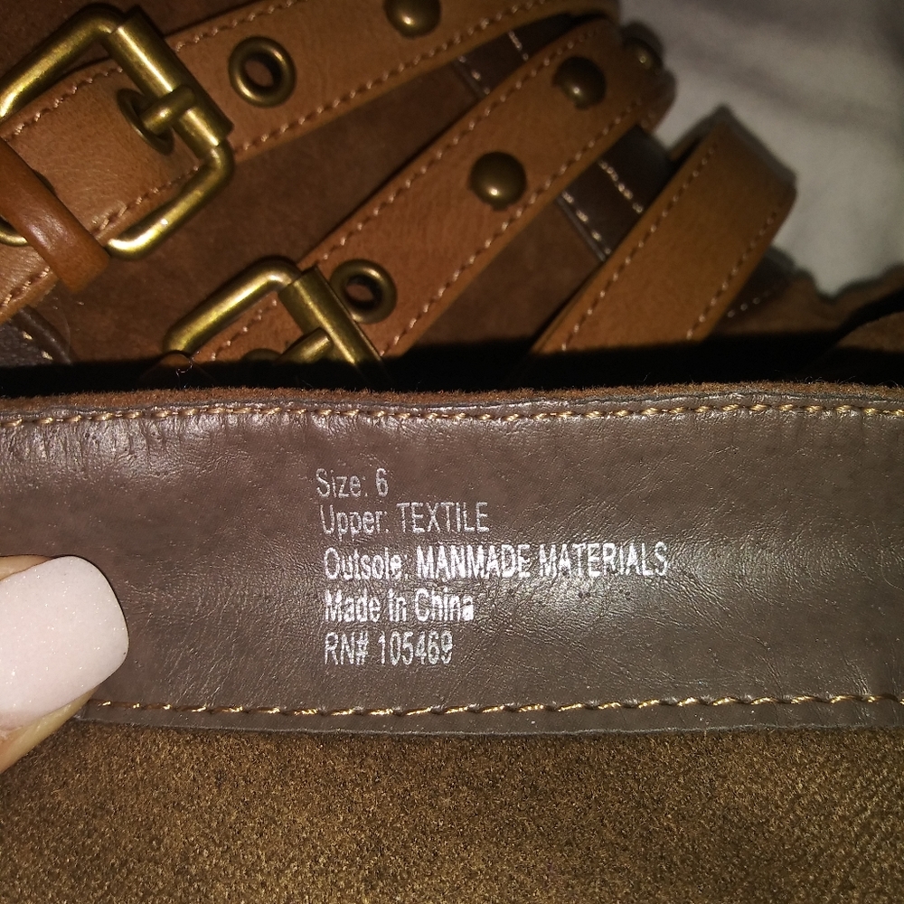 Brown boots